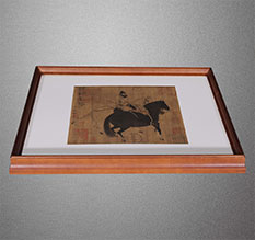 海拉尔书画装裱配框服务案例